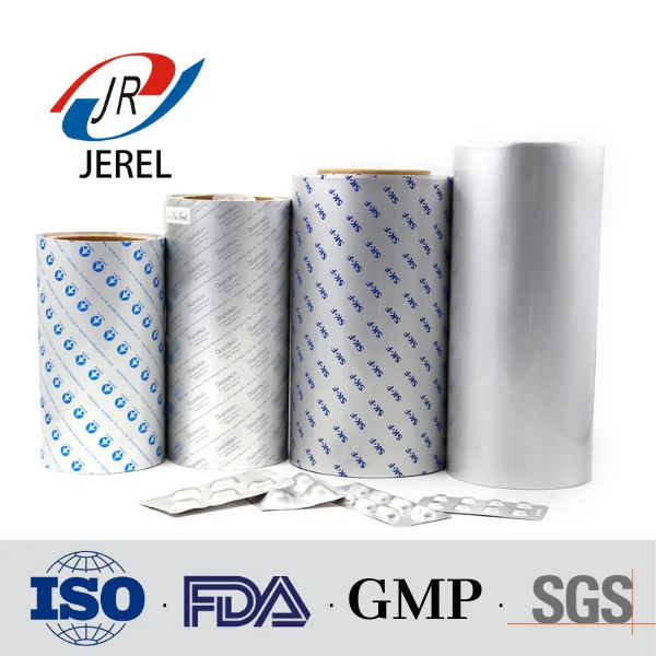 JEREL Jumbo roll 150micron cold forming alu alu bottom foil for pills packing