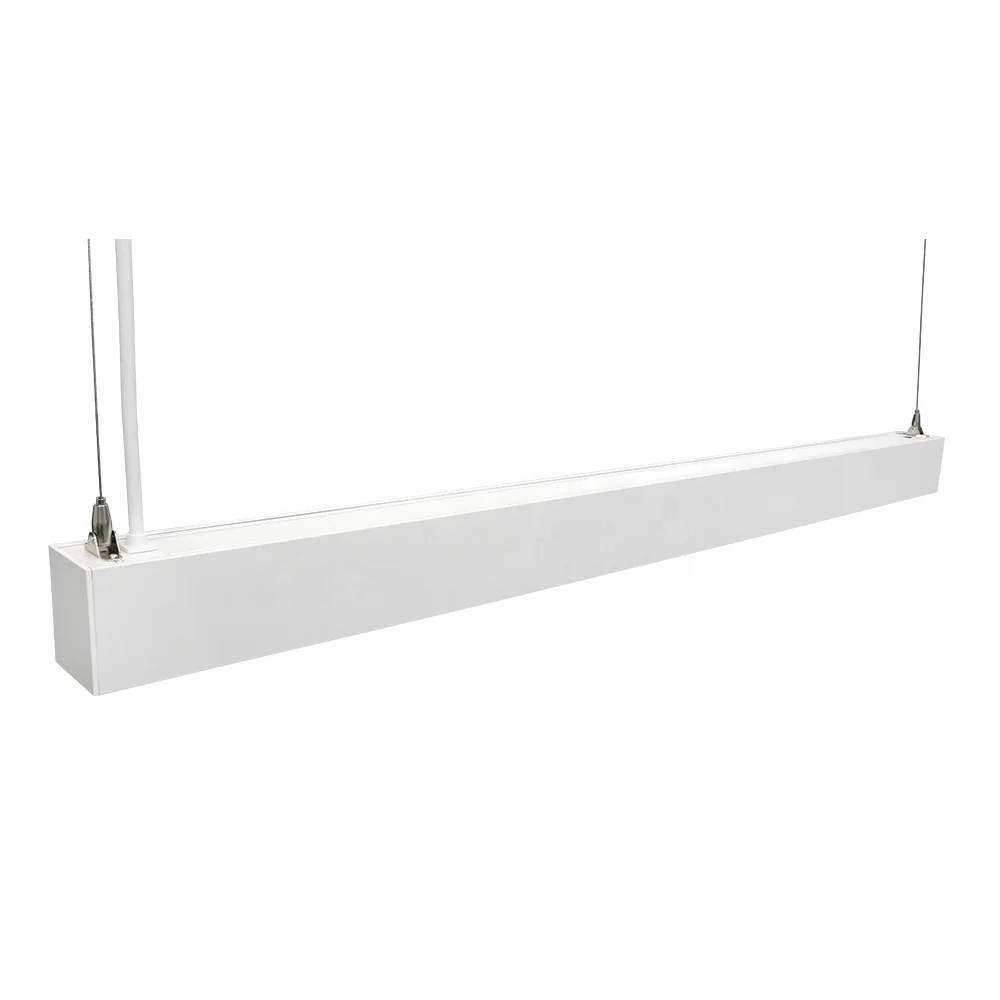 High Efficiency Single/double emission hanging luminaire complete 20W 40W 50W 70W 100W LED linear light