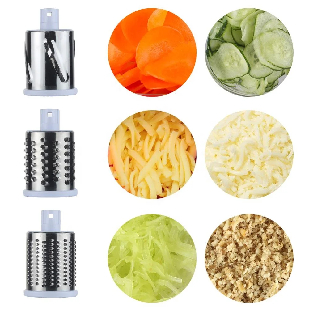 Plastic Rotary Vegetable Slicer Box Cheese Grater For Amazon Hot Selling