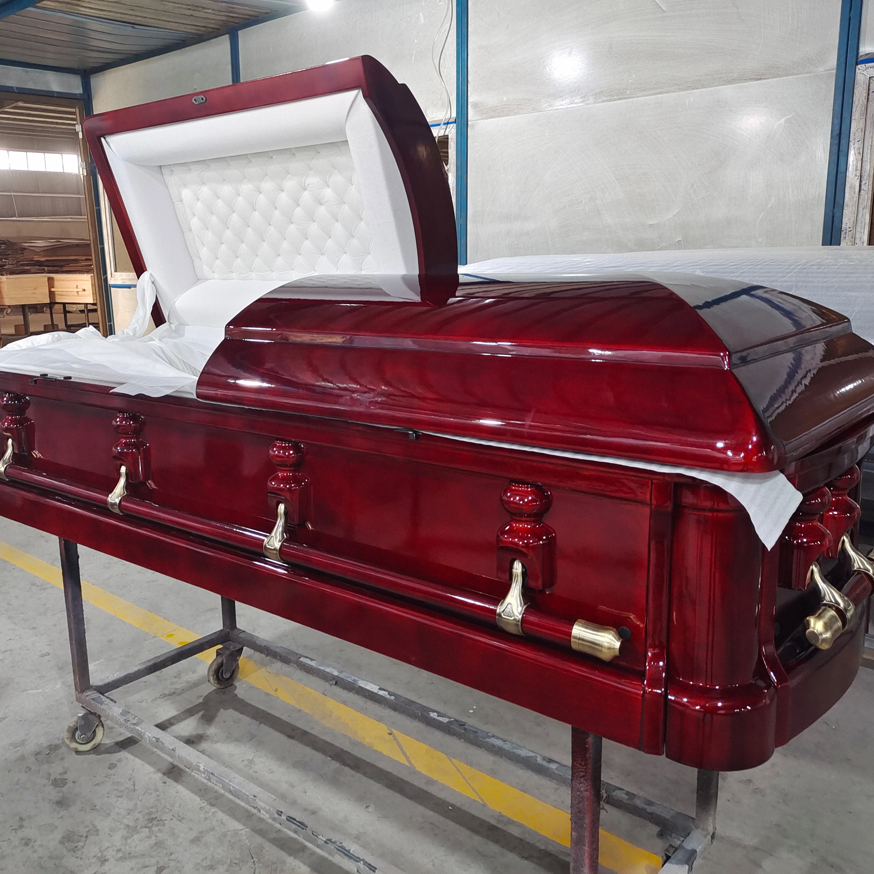 Chinese ataud funeral supplies coffins and caskets supplier