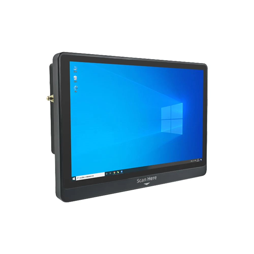 10-inch 2D Scanner Touch Screen POS Terminal Kiosk Windows Price Checker for Supermarket Chains Shopping Mall  ER220-W