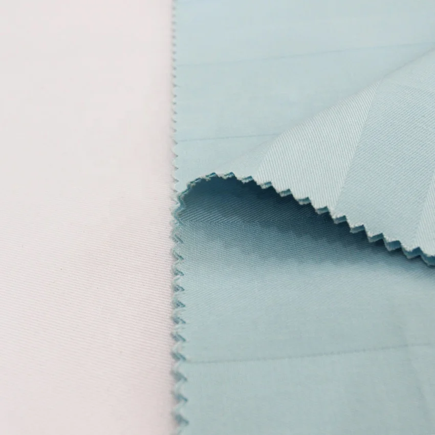 Factory wholesale woven textile 50%polyester 50%cotton satin stripes hospital anti-bacteria medical fabric for uniform bed sheet