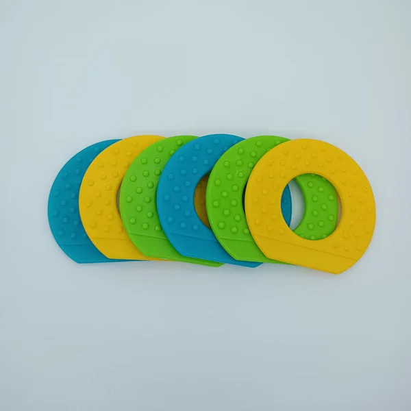 
Eco-friendly Plastic Silicone Teething Ring Baby Teeth Ring and Circle China Manufacturer 