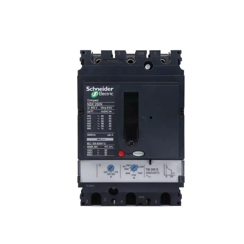 M3 250A 300A 400A 3P 4P electrical mccb moulded case circuit breaker