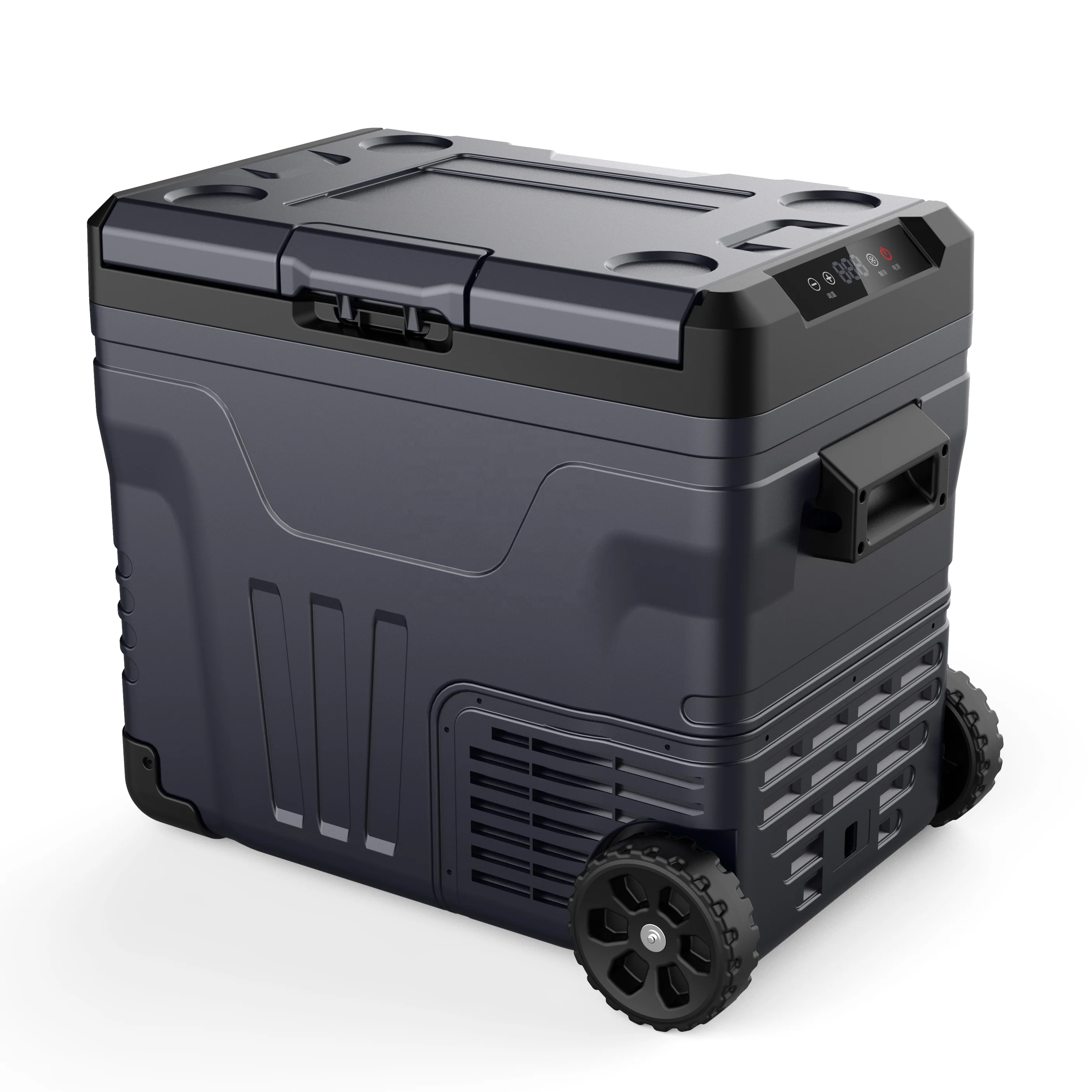 Hicon professional compressor car fridges refrigerator freezer 50L 12v 220v ac dc