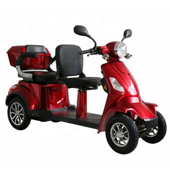 
2019 hot sale 4 wheel 2 seat electric mobility scooter for adults 