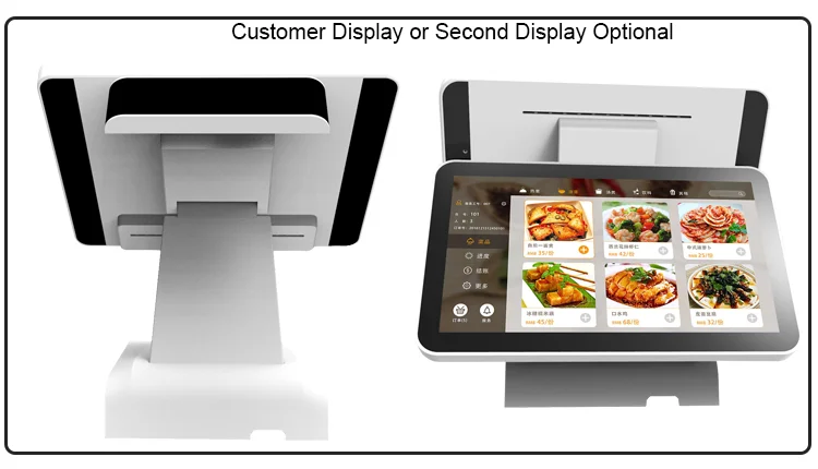 Factory Price All In One Pos 15.6 Inch 1366*768 True Flat touch Screen Pos System Cash Register