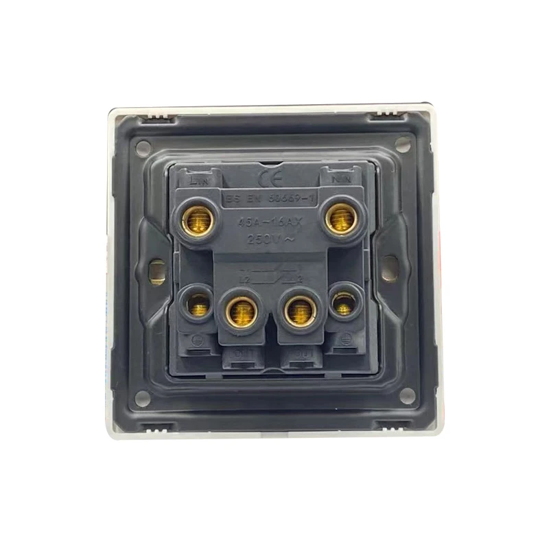 
Plastics 1gang 45A Switch with Neon Hot sale Wall Switch, British Standard 