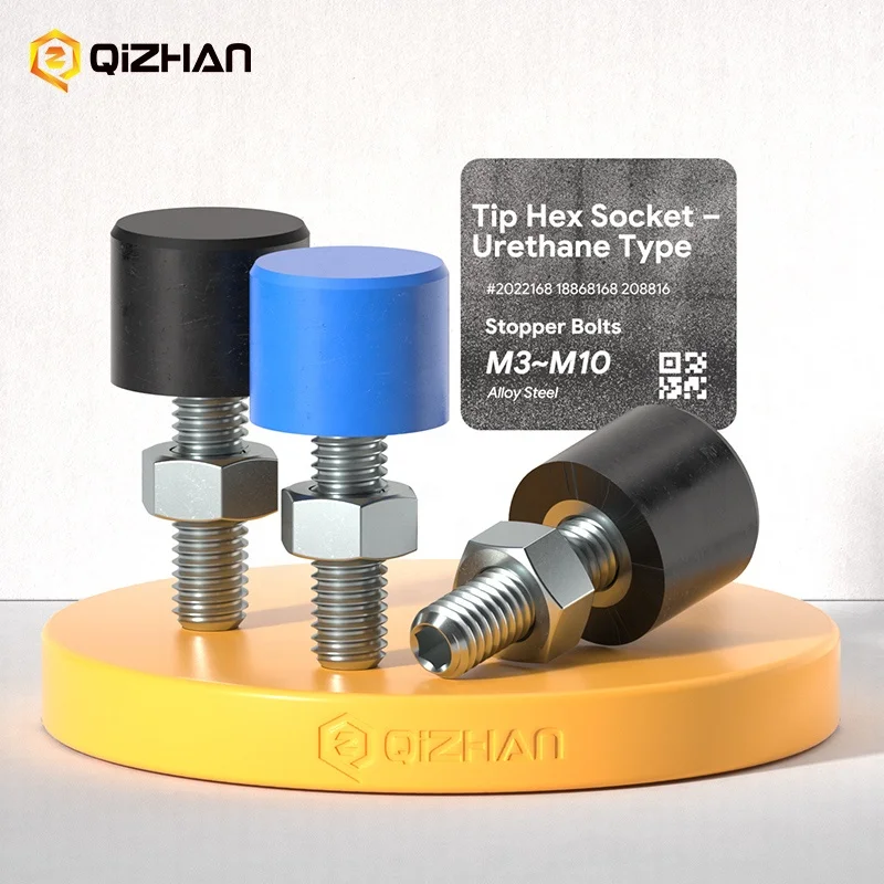 High Quality Adjustable Type Hexagon Socket Head Screw Cylindrical Head Stop Screw Stopper Bolts with Wrench Groove