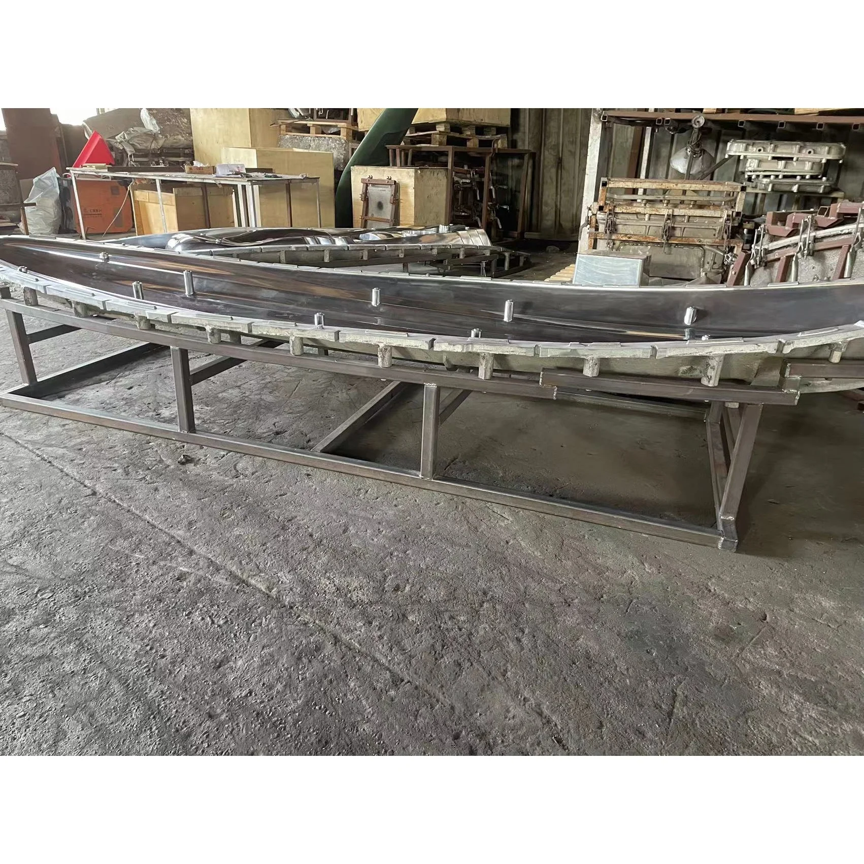 plastic kayak mold made from cast aluminum rotomold mould One Seat Sit In Plastic Kayak Mold rotomoulding moulds