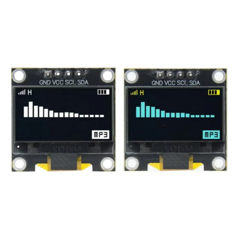 0.96 Inch OLED SSD1315 White/Blue/Yellow 128X64 IIC I2C Serial Display Module 12864 LCD Screen Board For Arduino