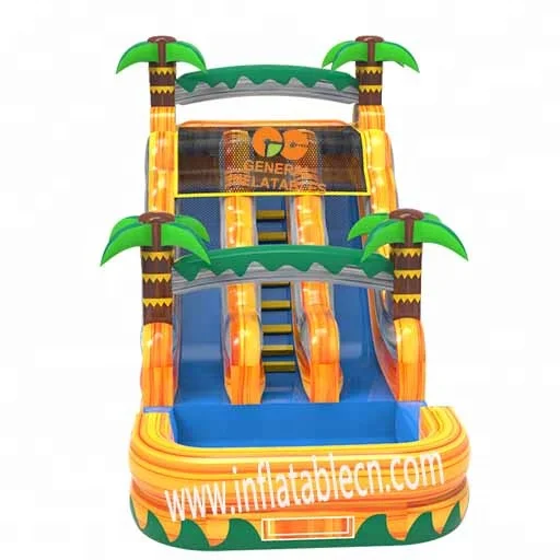 Commercial inflatable 17 feet water slide for sale