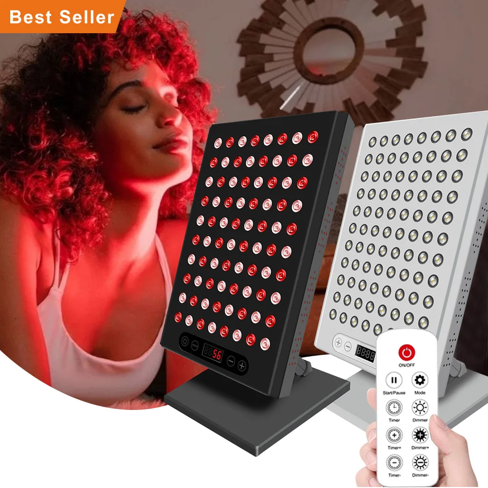 5 Wevelengths 630/660/810/830/850nm Infrared Red Light Therapy Lamp Red Light Therapy Small Panels for Face Treatments