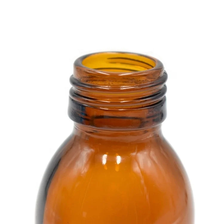 
Manufacturer High Quality 100ML Amber Glass Pharmaceutical Syrup Bottle Glass 
