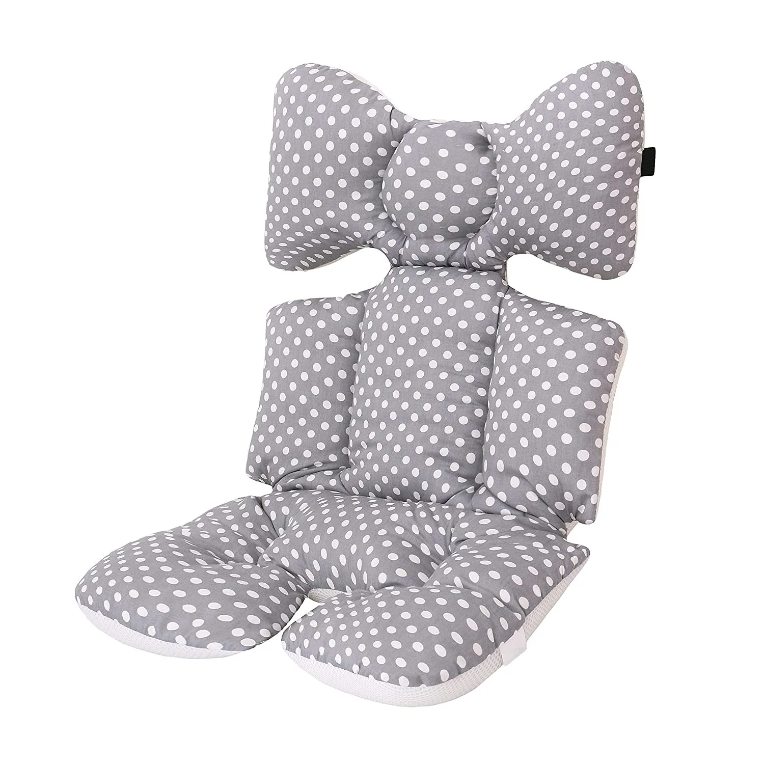Grey Point Baby Seat Pad Liner for Stroller Soft and Breathable 3D Air Mesh Cotton Universal Baby Stroller Cushions