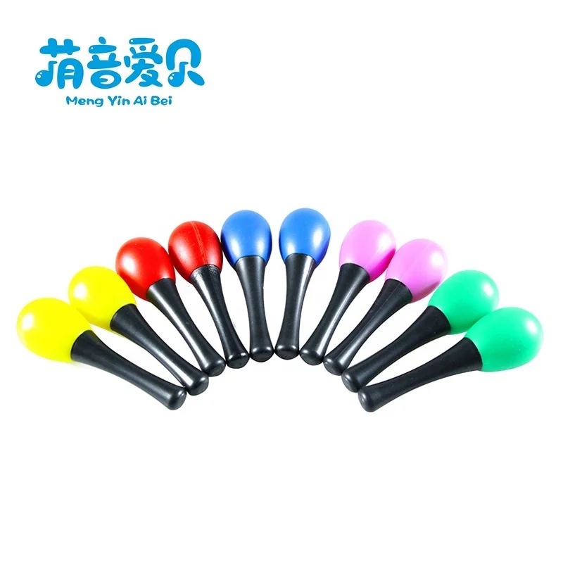 wholesale little plastic maracas musical instrument with good quality