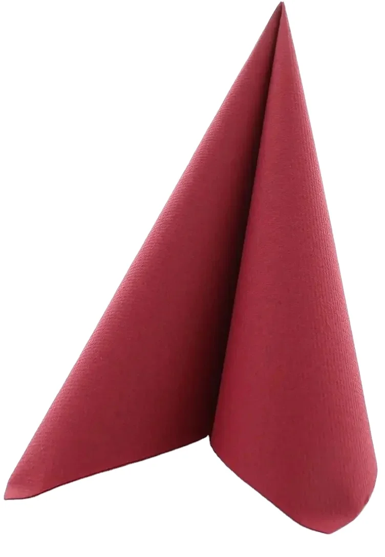 Hot Sale Colored Disposable Guest Towels Linen Feel Dinner Napkins Soft Airland Paper Napkin