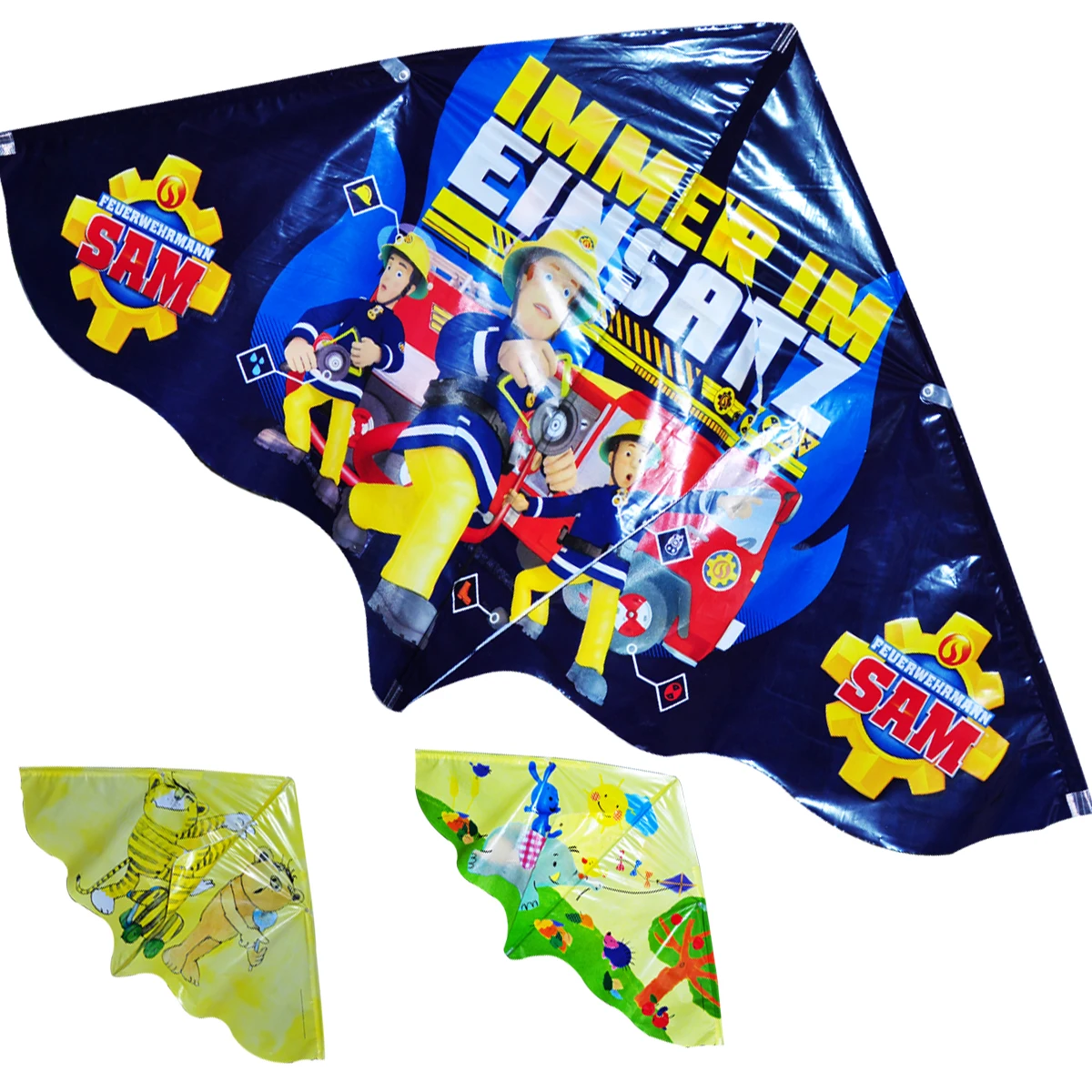 Single line plastic PE   kite promotional cartoon animal unicorn delta  kite for kids