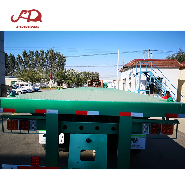 3 axles 4 axles 5 axles flat deck trailer flatbed trailer pan trailer