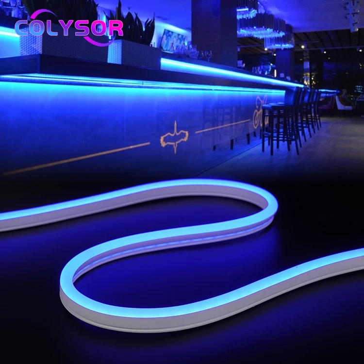Low Price IP65 PVC Rope Lamps Shop Buildings Silicon Single Surface Illuminated Flex 5m roll 6mm 12v 1cm Cut LED Neon Tape