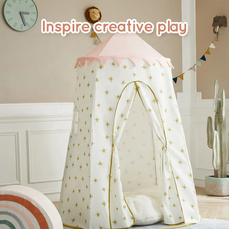 Asweets Indoor Outdoor Children Starburst Pop Up  Castle Toy Play Tents For Kids