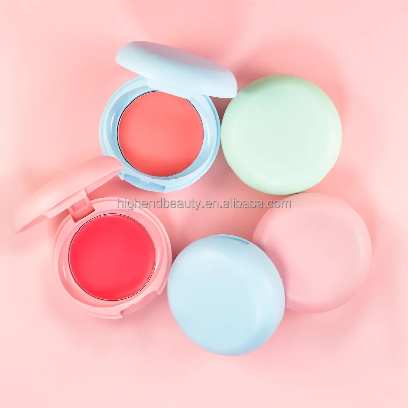 Wholesale 6 Colors Blusher Palette Cream or Powder Single blusher private label cream blush