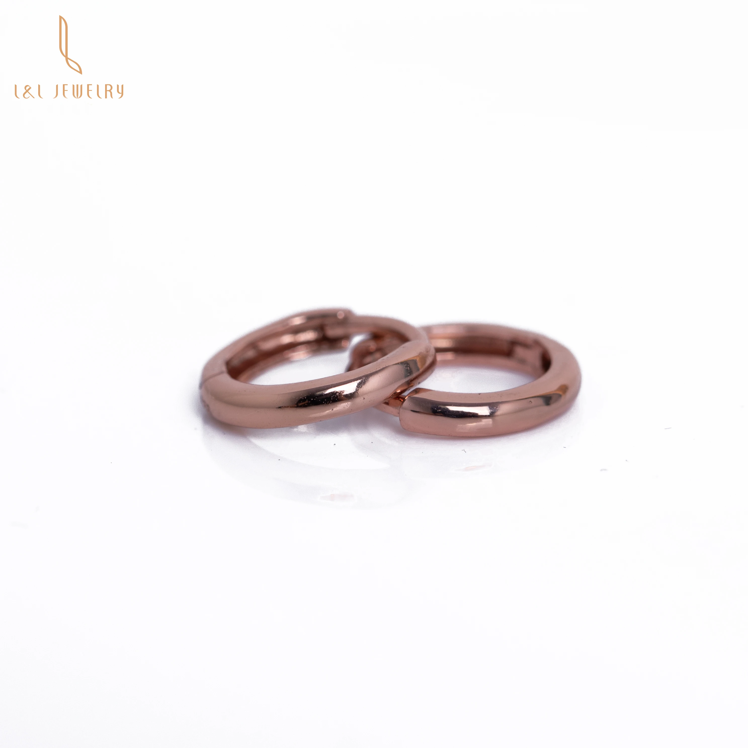 
wholesale price classic sterling silver circle earrings hoop for daily life 925 jewelry supplies 