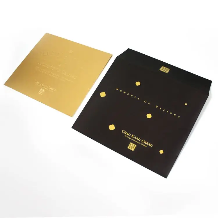 2021 Custom Premium luxurious Card Invitation Cards Printed with Envelope
