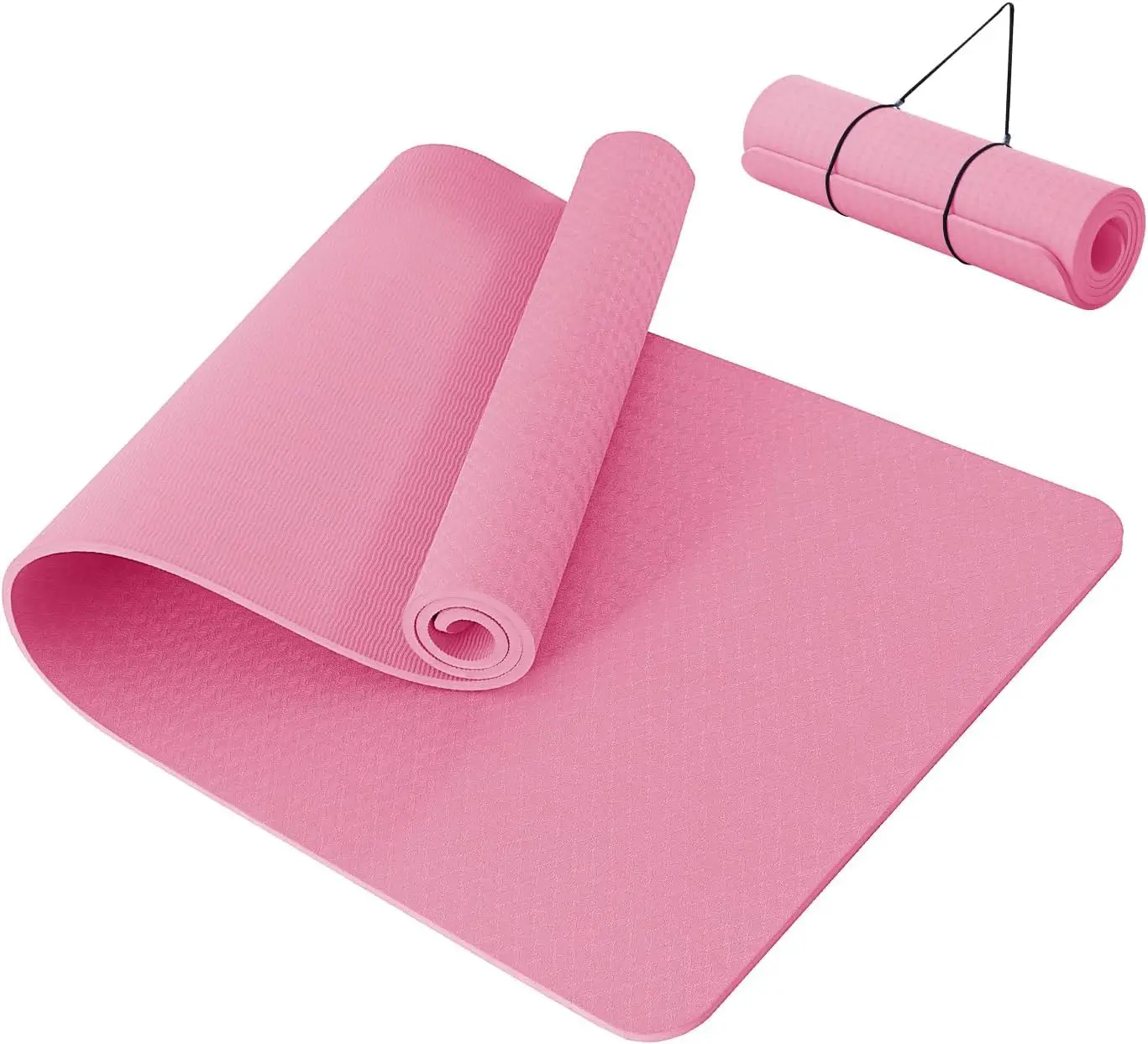 Custom Print Yoga Mats Eco Friendly Exercise Mat Portable Waterproof Foam Soft EVA Yoga Mat with Carry Bag