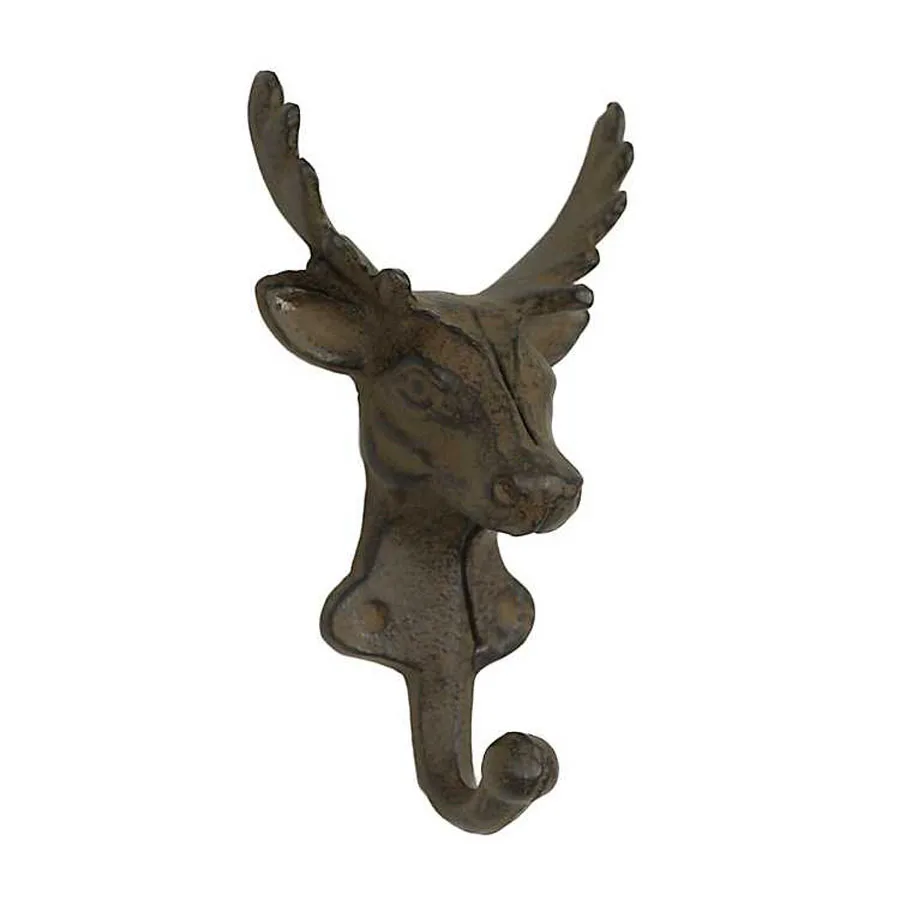 Alibaba China Hot Selling Metal Reindeer Head Hook