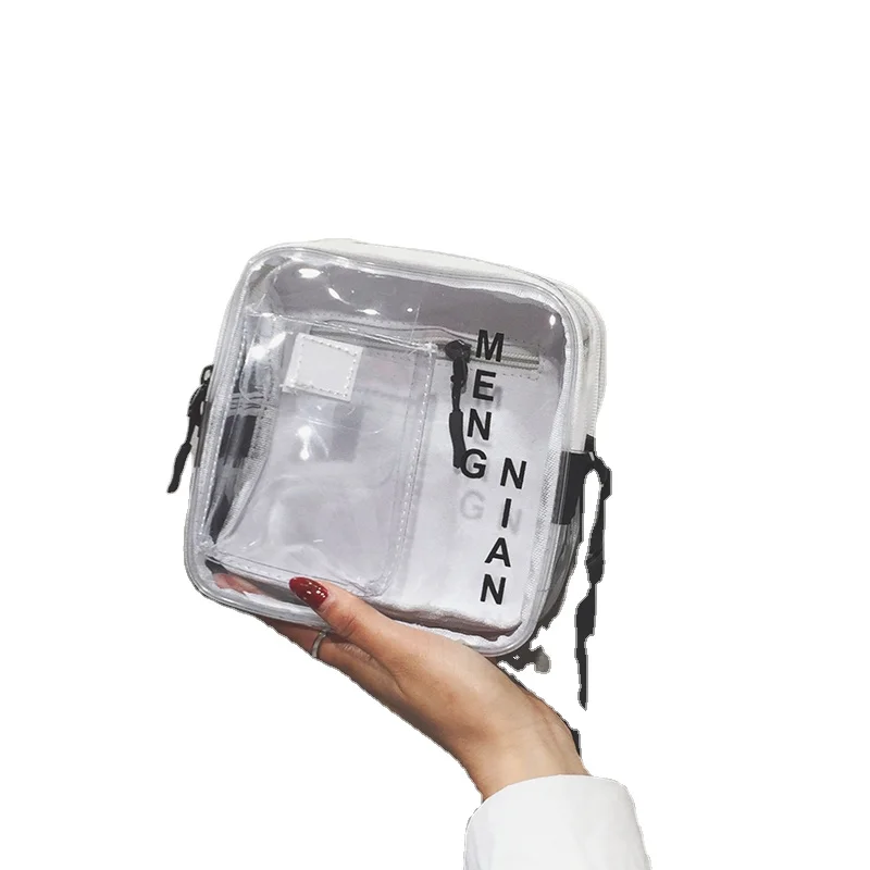 2019 индивидуальная женская прозрачная сумка-мессенджер через плечо с принтом логотипа