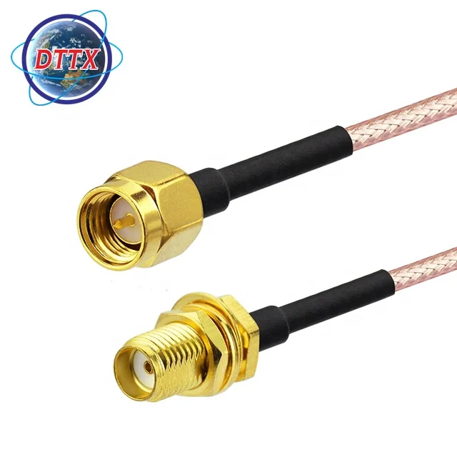 Sma Antenna Rg316 Cable: Connector 1 Sma Male Straight, Connector 2 Sma Female Straight Bulkhead