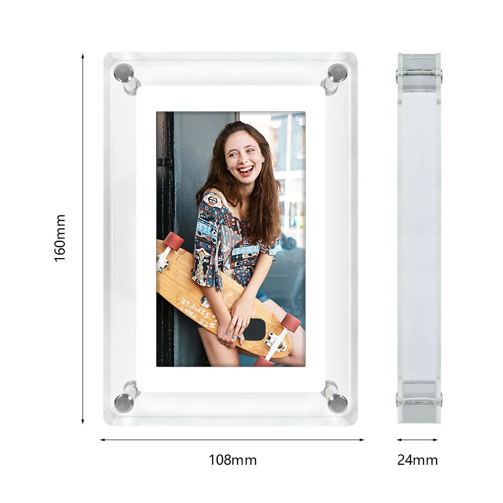 5 inch HDIPS Digital Photo Frame 1080P Digital Photo Frame MP3 MP4 Movie Player Electronic Picture