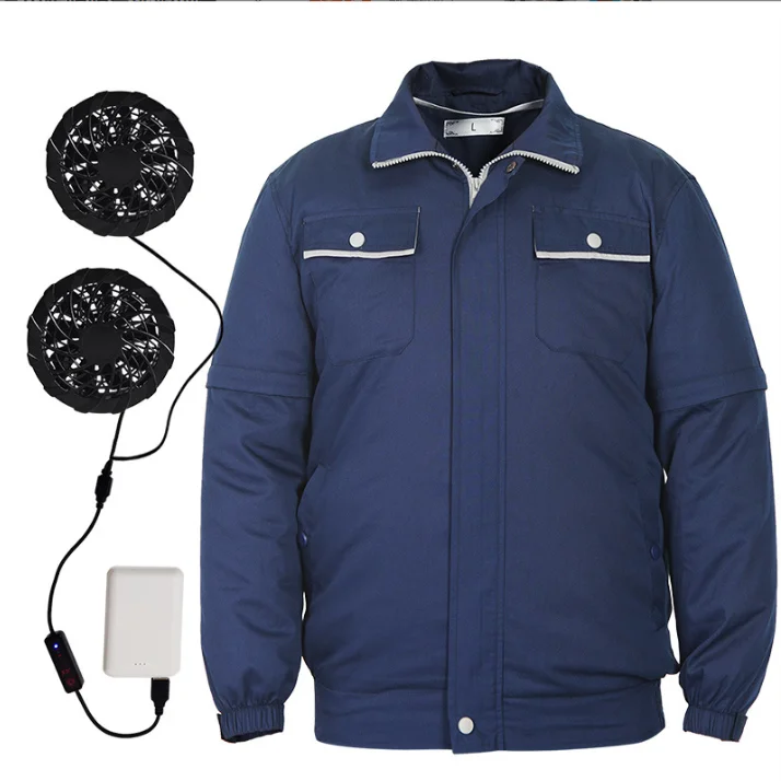 Waterproof Custom Logo Jacket Coat Smart Air Conditioned Clothing Cooling Fan Clothes For Men And Women