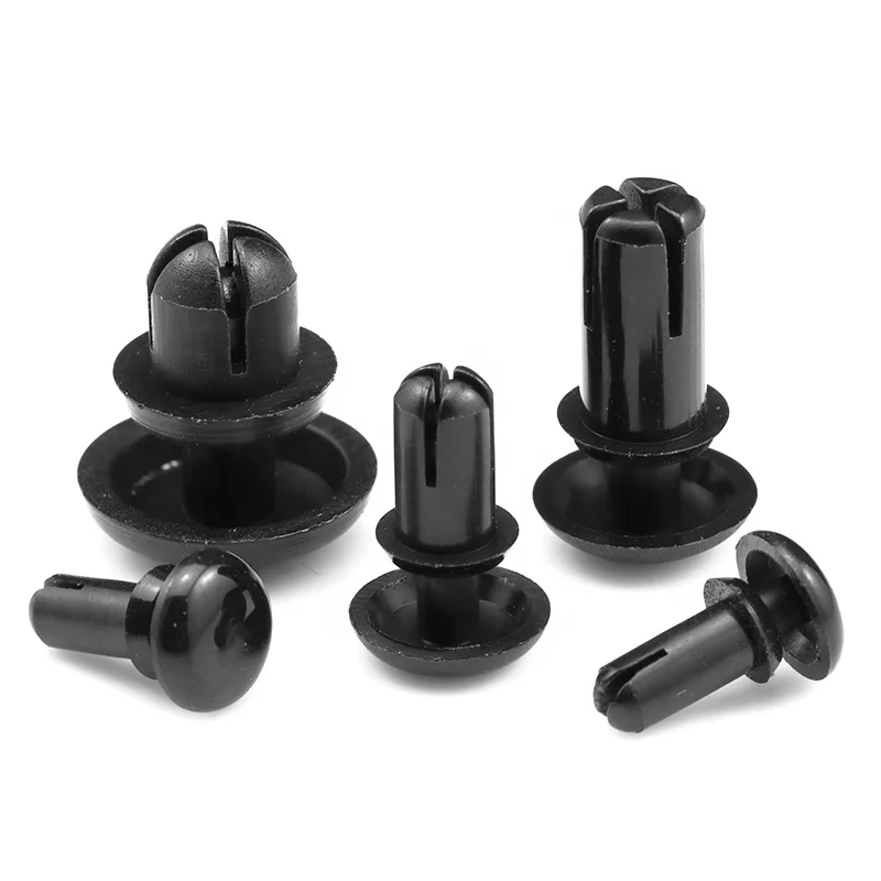 Черно-белые нейлоновые пластиковые заклепки R3045 R3055 R4050 R5045