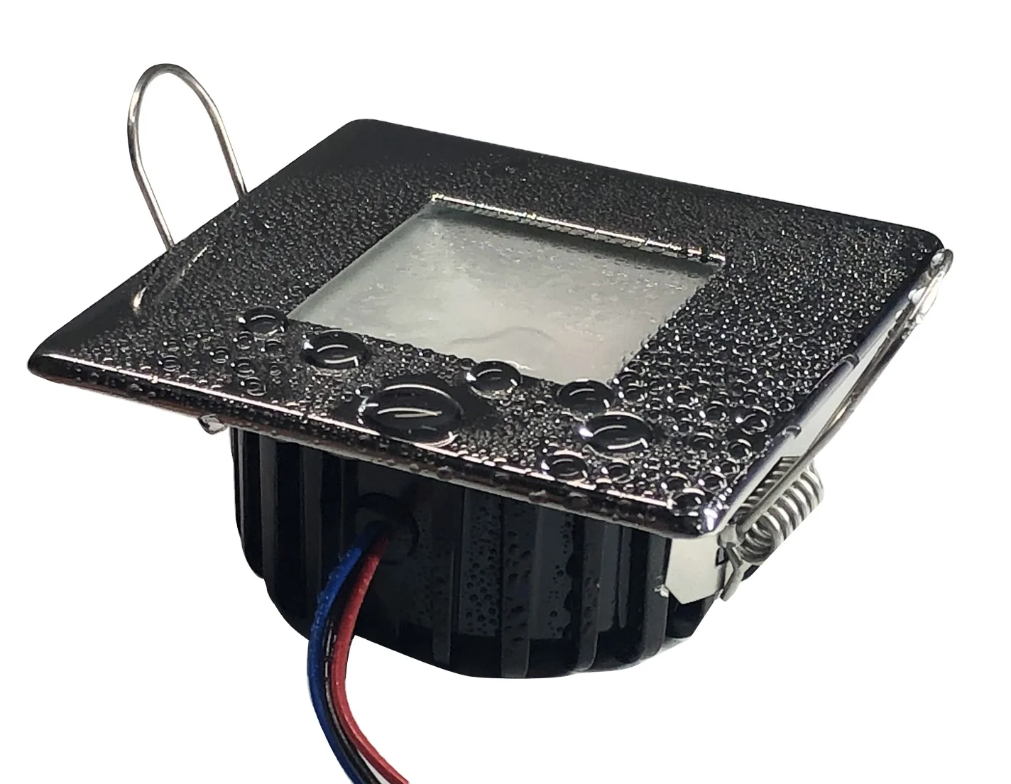 Светодиодный потолочный светильник с сенсорным управлением, регулируемая яркость, потолочный светильник для дома и мотоцикла, Серебристый Хром