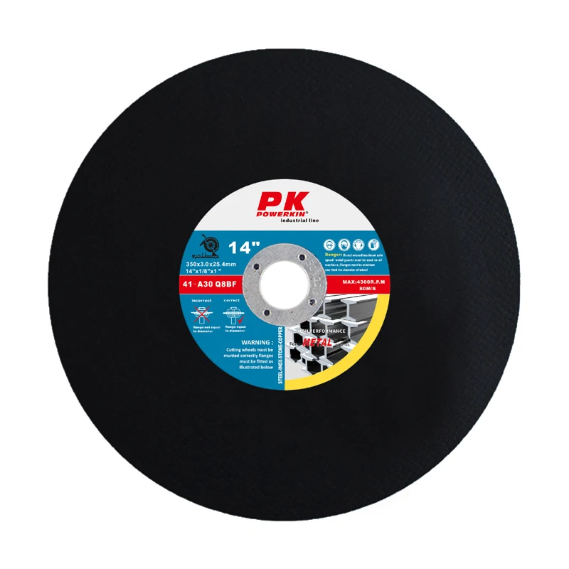 Factory Wholesale 14 Inch Double Net Cutting Disc For Cast Iron Metal and Inox Resin Bonded Abrasive Disc Cut Off Discs