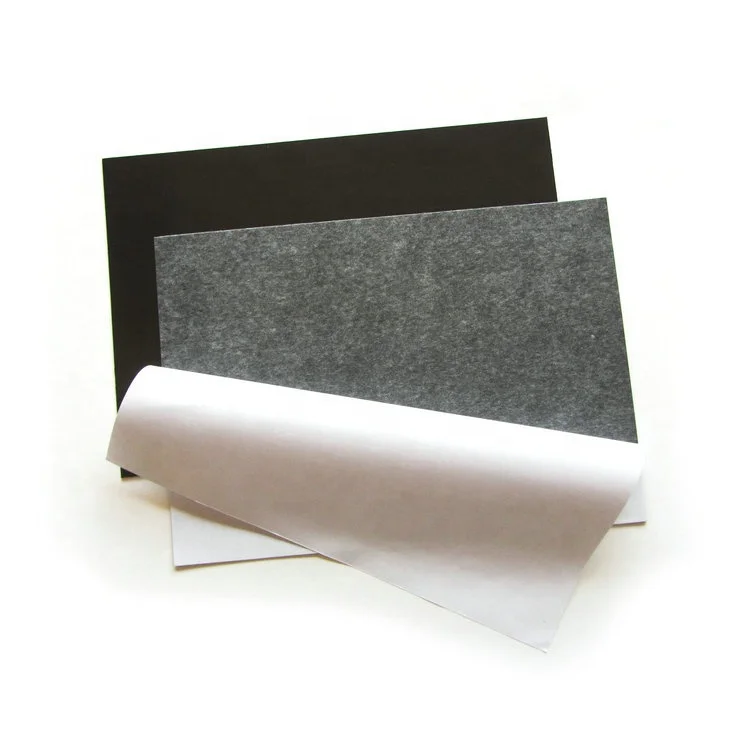 Белый клей ламинированный А4 резиновый магнитный лист с двухсторонней лентой