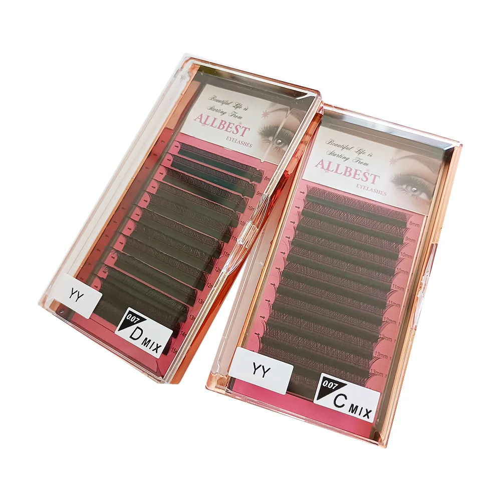 Factory Price Eyelash extensions W shape eyelash lash eyelash extensions 0.07mm c D curl with private label
