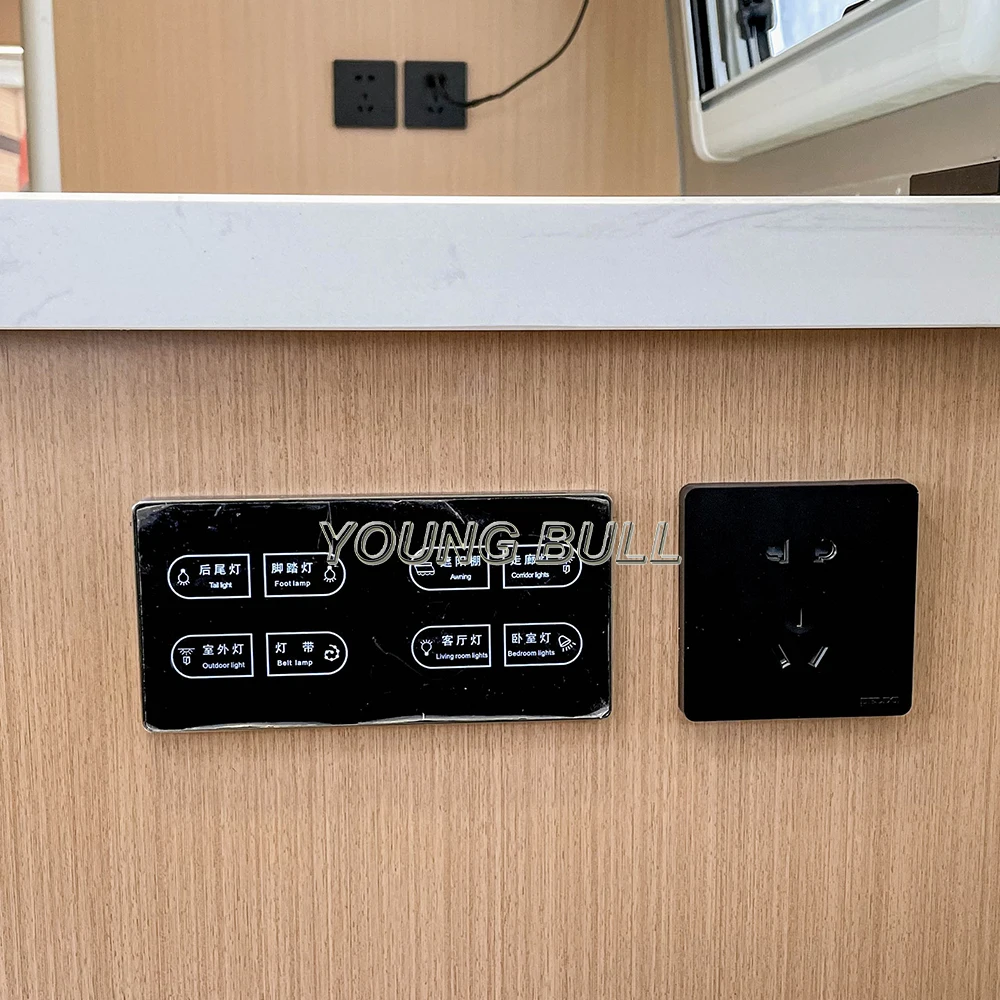 Youngbull High Quality Trailer Camping Resort Rental Worldwide Hot Sale