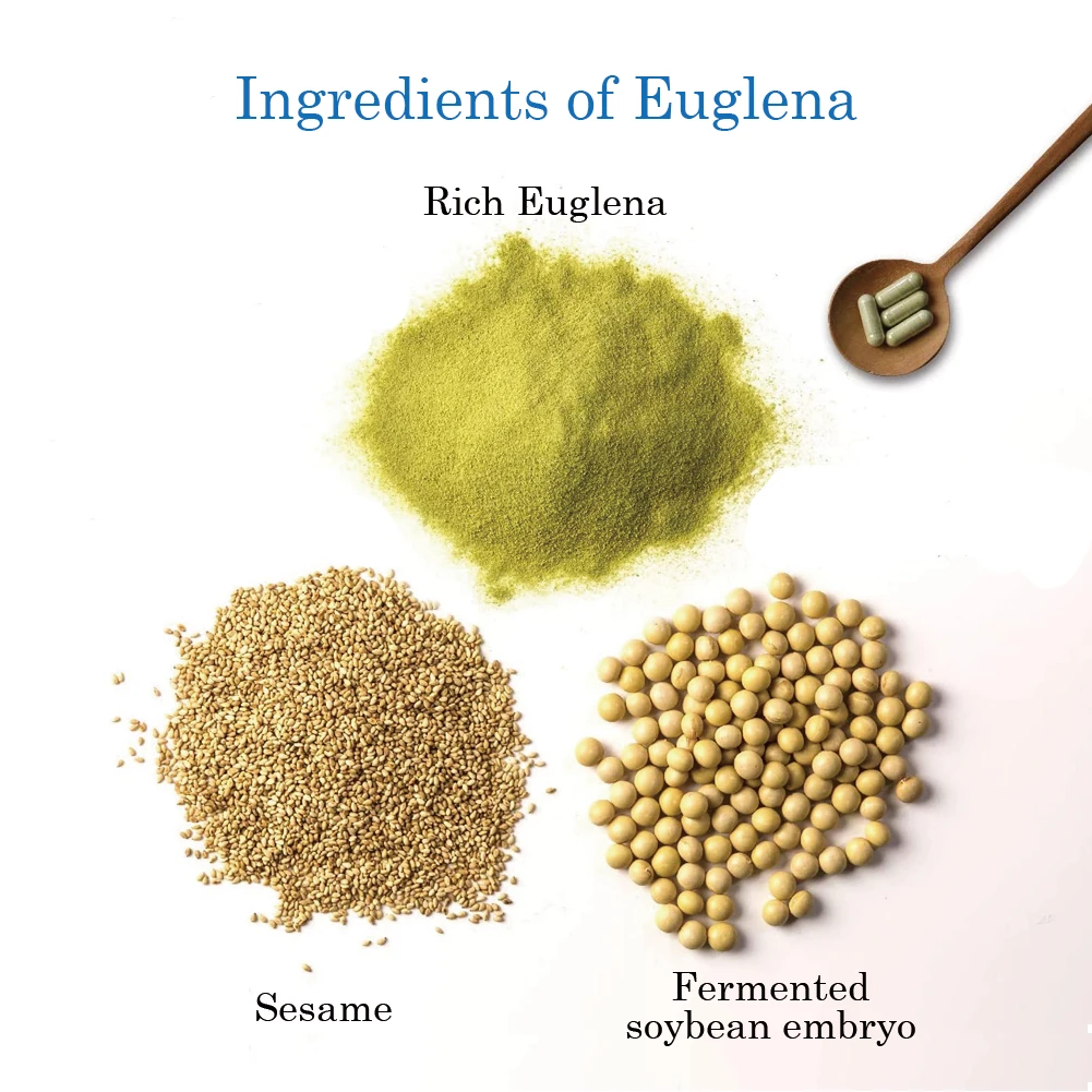 Male enhancement and change body constitution by  Euglena capsule supplement from Japan