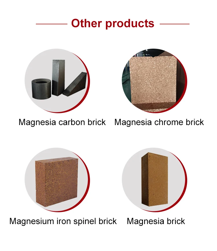 Custom size Magnesium iron spinel Refractory brick for Cement rotary kiln