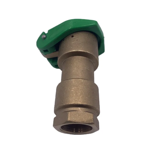 Brass Quick Coupling Lawn Irrigation Water Intake Valve Metal Construction