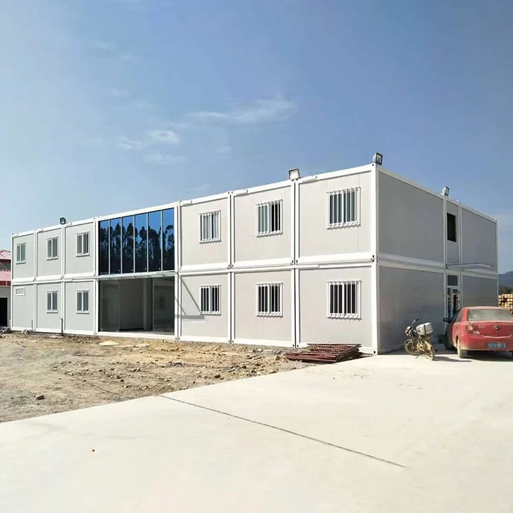 China Modern 2 Stories Prefab Light Steel Loft Trailer Travel Mobile Modular Mini Tiny House