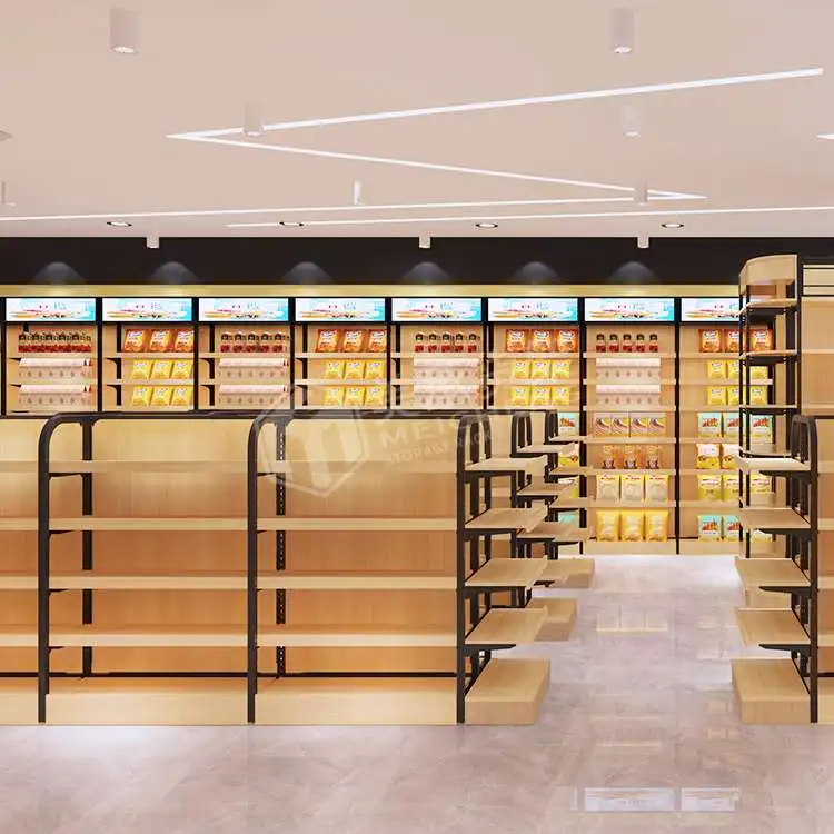 Meicheng Price Display Gondola Supermarket Display Racks And Stands For Shopping Mall