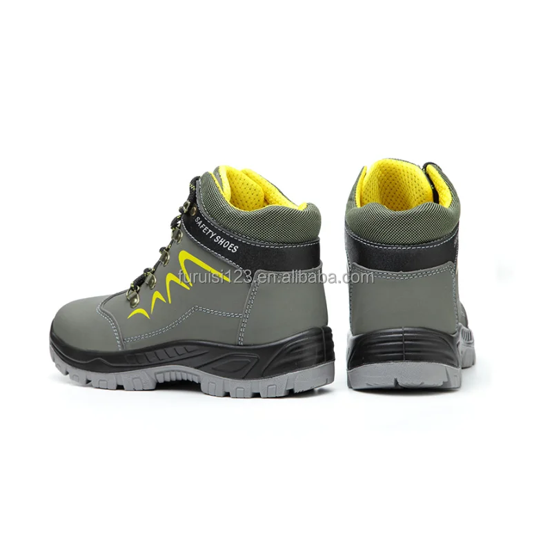 Custom water resistant Steel toe work shoes hiking men microfiber anti slip anti puncture sport sneaker work safety shoes