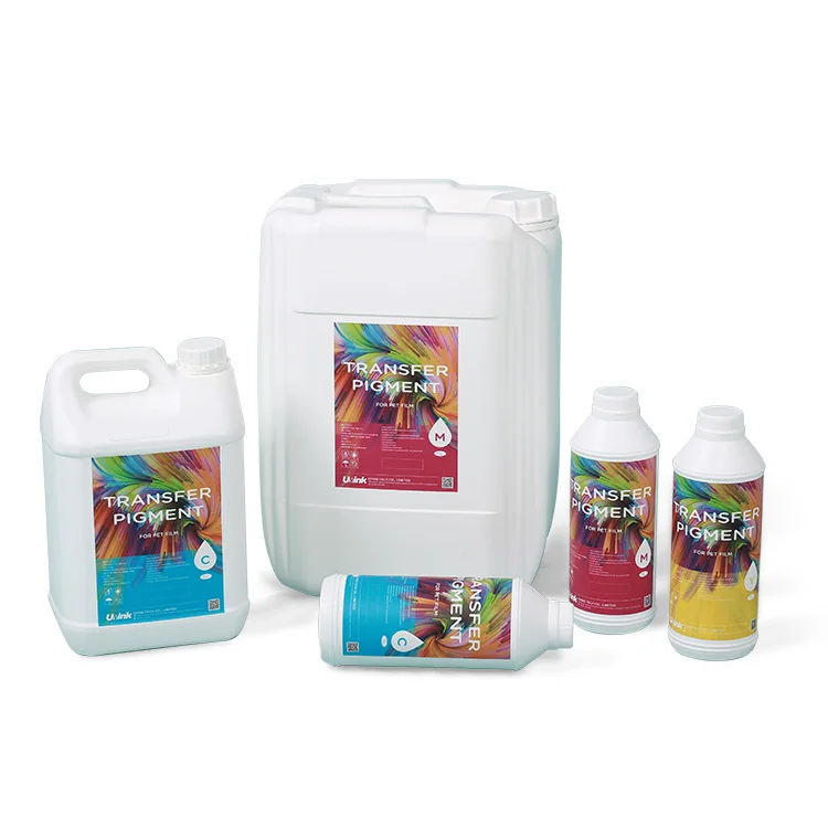 1000mDtf Ink l Pet Transfer Film Textile Printing Inks For Epson L1800 L805 Dx5 Dx7 I3200 XP600 4720 5112 Dtf Film Printers