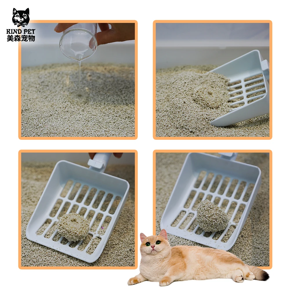 Tofu Cat Litter 10L/4.6KG Strong Agglomeration Tofu Granule Cat Litter
