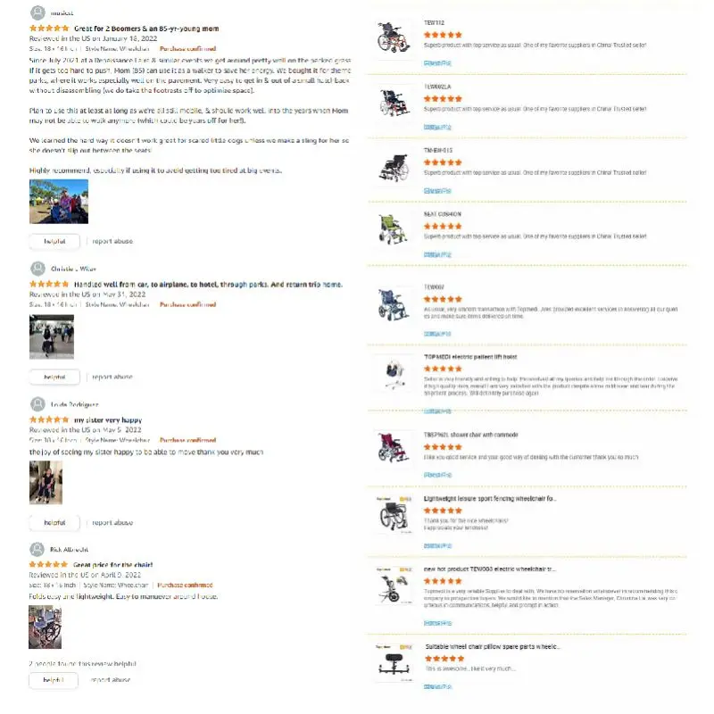 Customized Portable Wheelchair Disabled Available Steel Manual Wheelchair Ultra Light Wheelchair