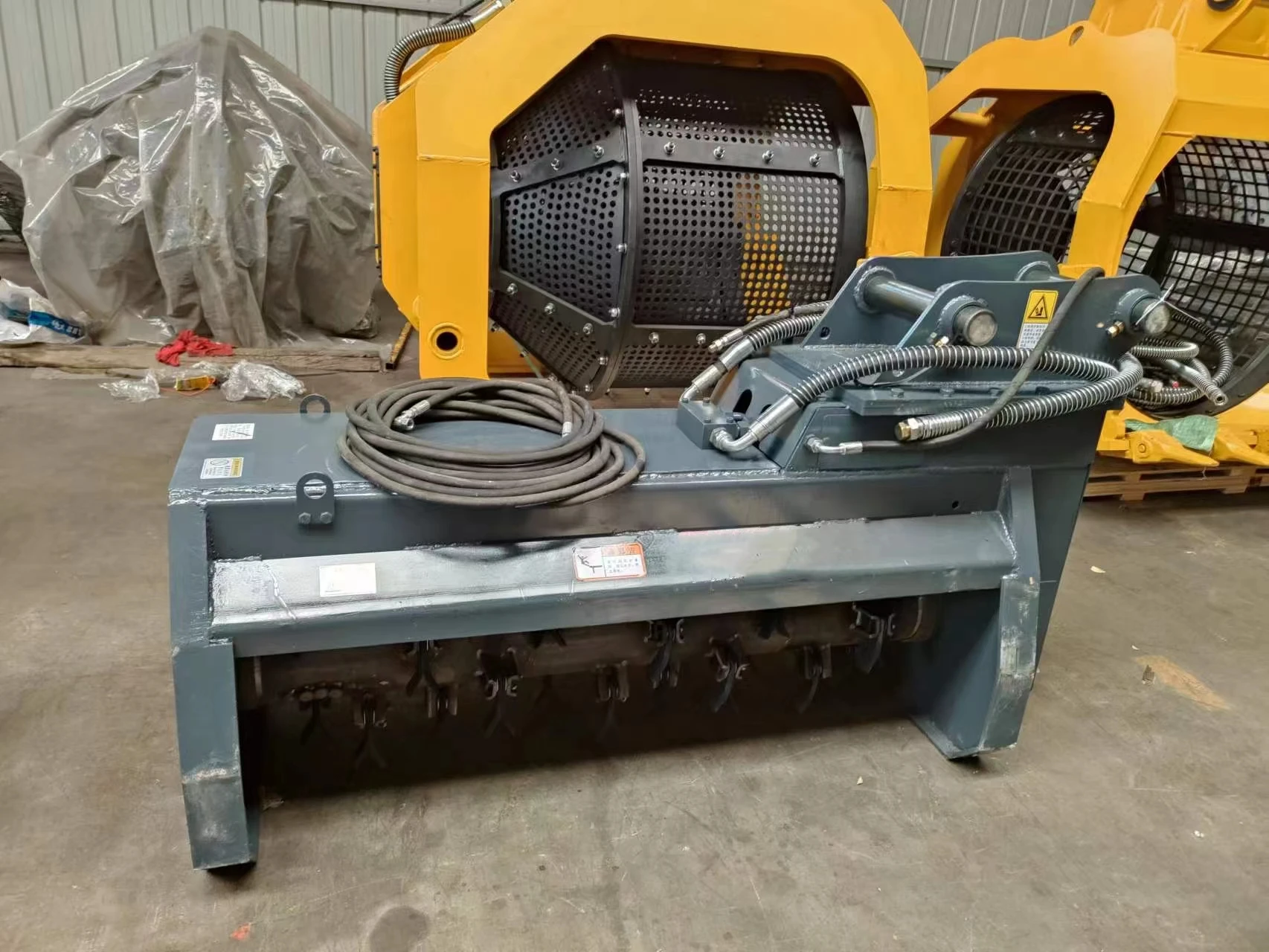 Farm Grass Cutter Flail Mower for KOMATSU KATO SUMTOMO CATERPILLAR VOLVO HYUNDAI CASE Excavators